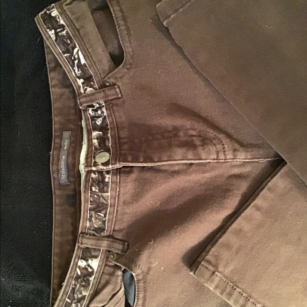 Liz Claiborne Brown BootCut Jeans